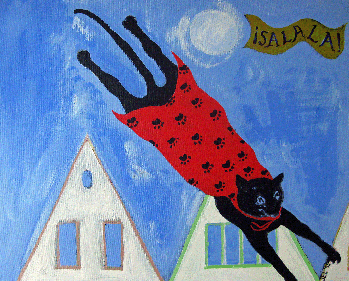 Flying Cat by Jessie Lawson